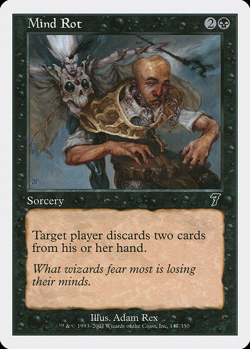 精神腐敗／Mind Rot - MTGフレーバーテキストwiki | Magic the